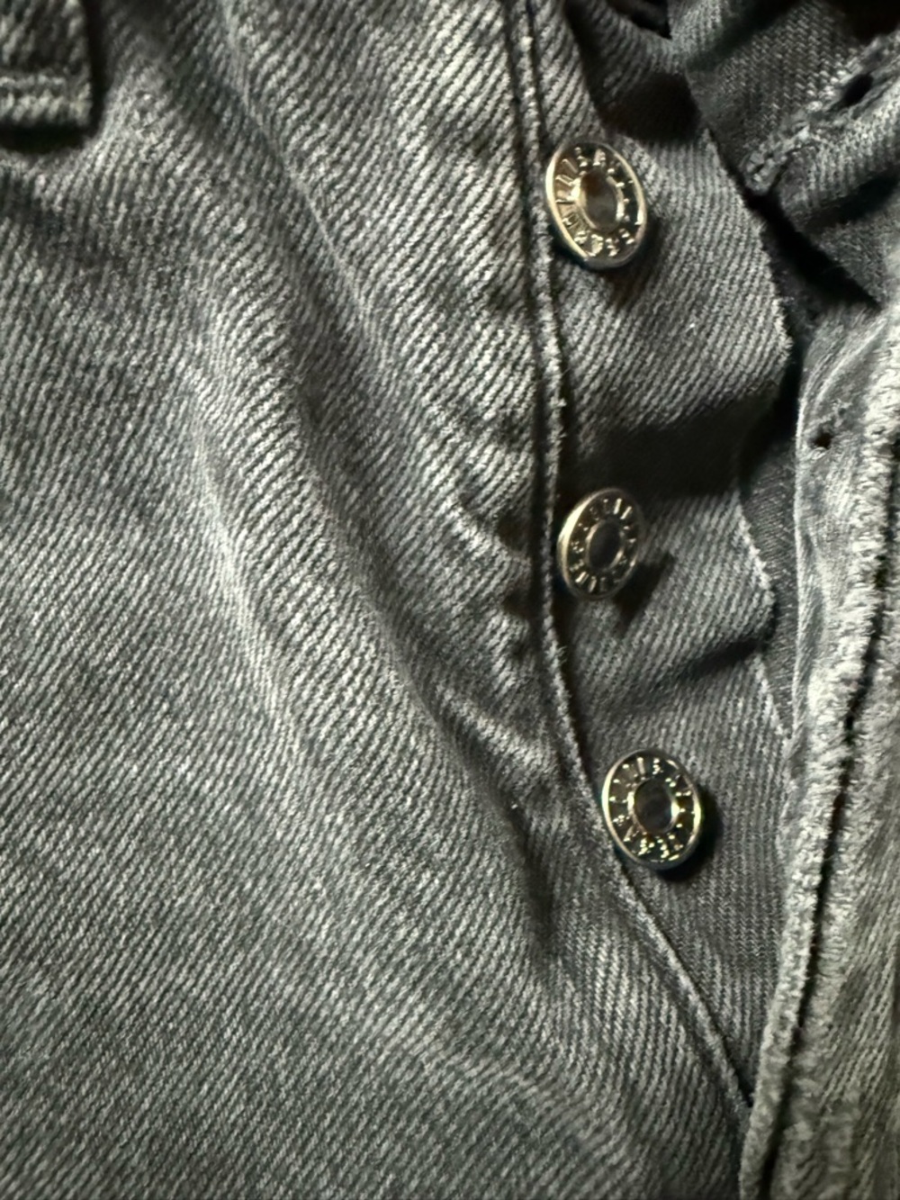 Agolde high-Rise 90s crop Distressed Black Women’s Jeans - Picture 8 of 12